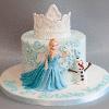 Princess crown cake. Price band D